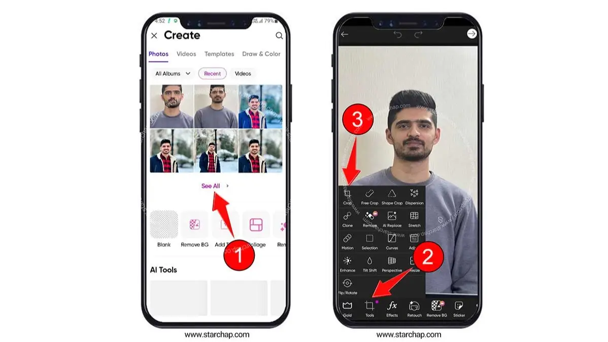 مرحله اول عکس پرسنلی با پیکس آرت