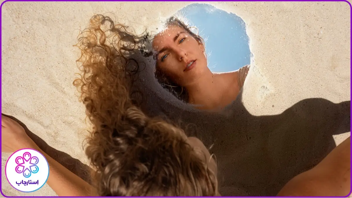 ژست عکاسی کنار دریا