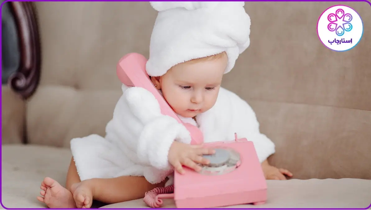 ایده عکاسی از نوزاد با حوله