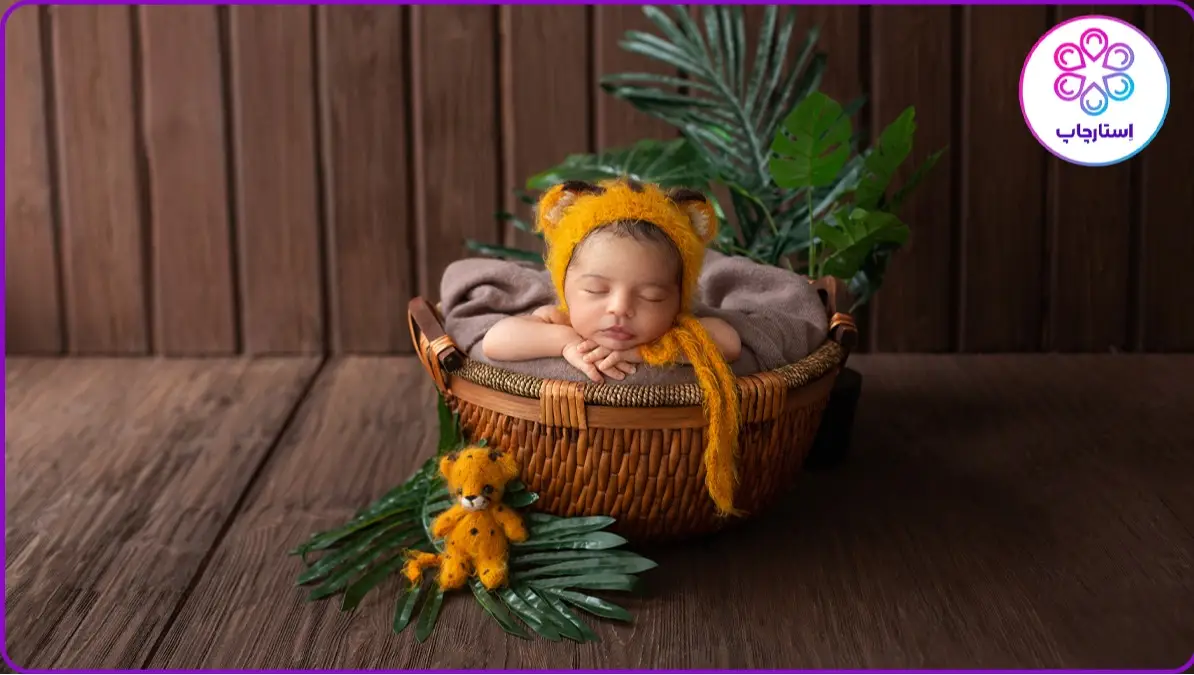 ایده عکاسی نوزاد تازه متولد شده