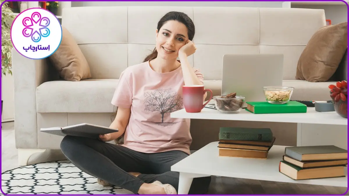 ایده عکاسی دخترانه در خانه