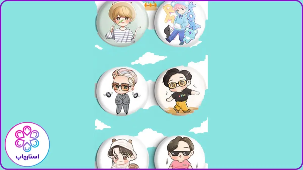 ایده چاپ عکس با طرح انیمه روی پیکسل