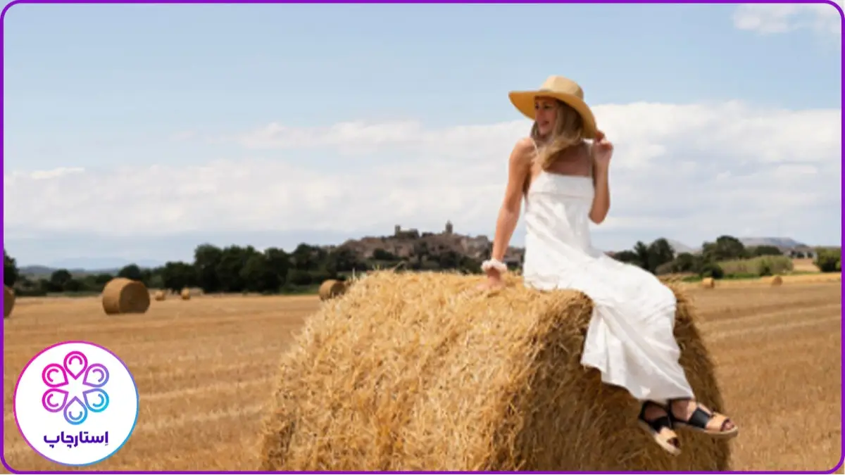 ایده عکاسی در مزرعه برای پروفایل