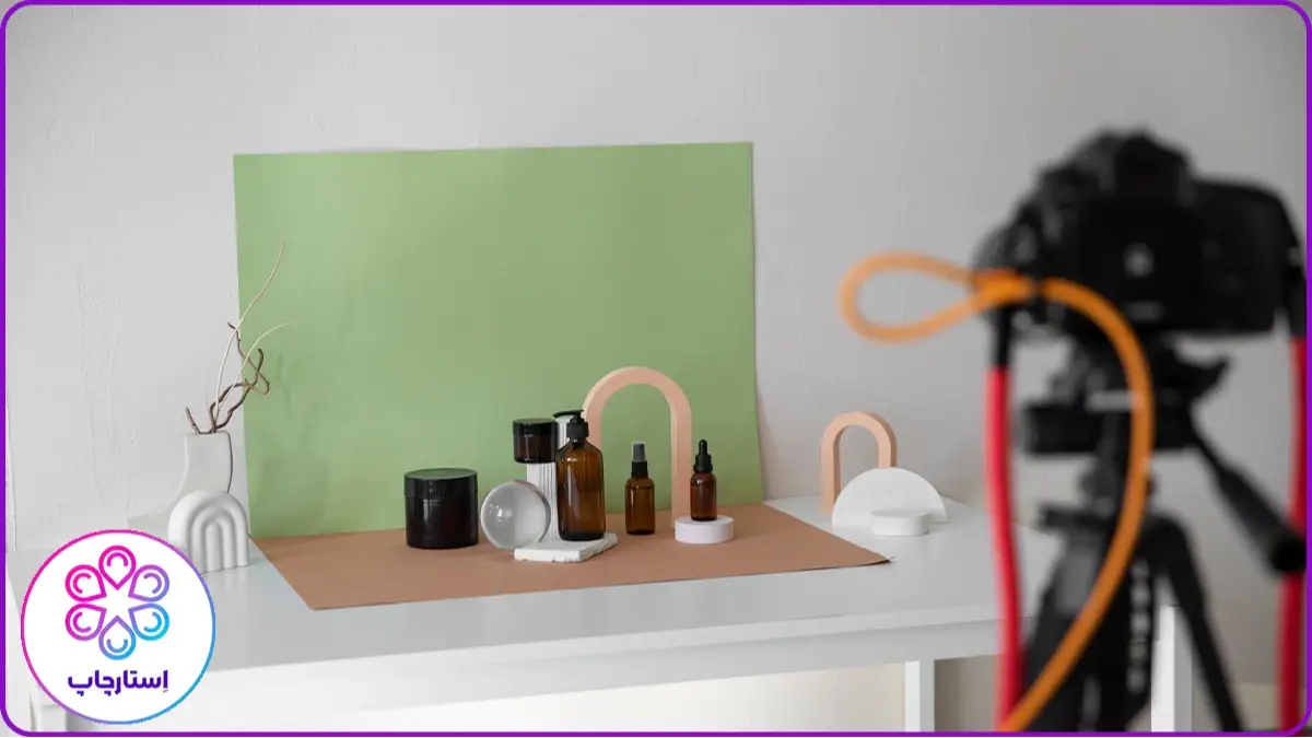 عکس گرفتن از محصول تبلیغاتی