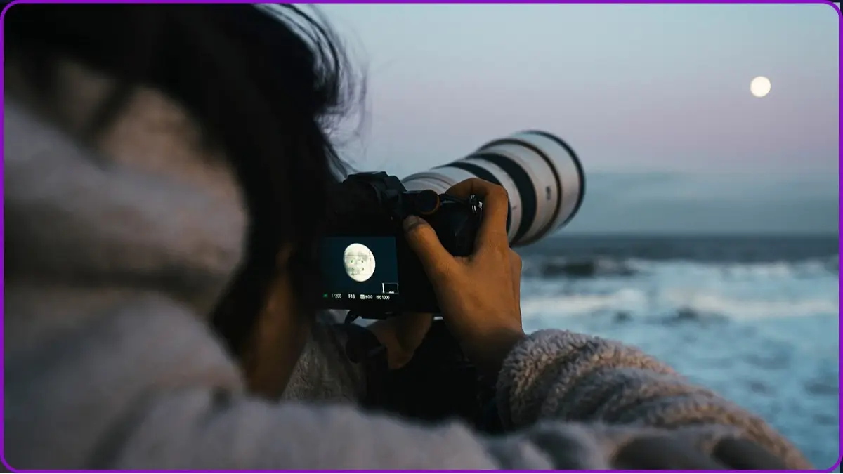 عکاسی از ماه با دوربین