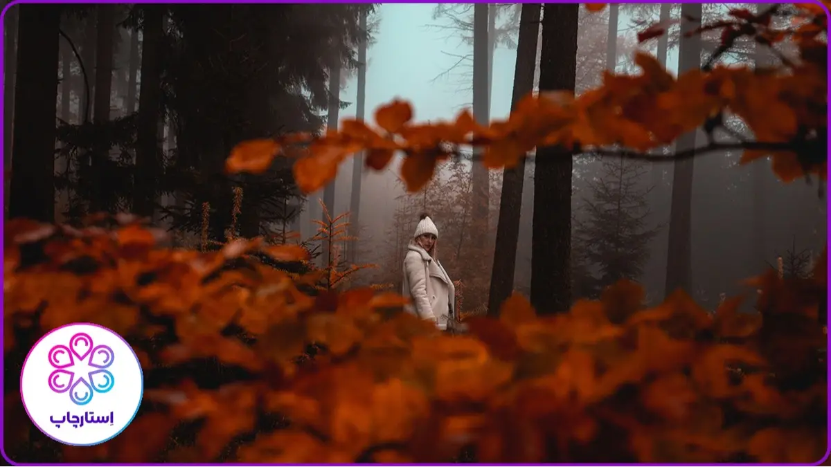 ایده عکاسی پاییزی در طبیعت