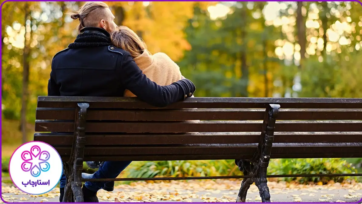 ایده عکاسی عاشقانه در پاییز