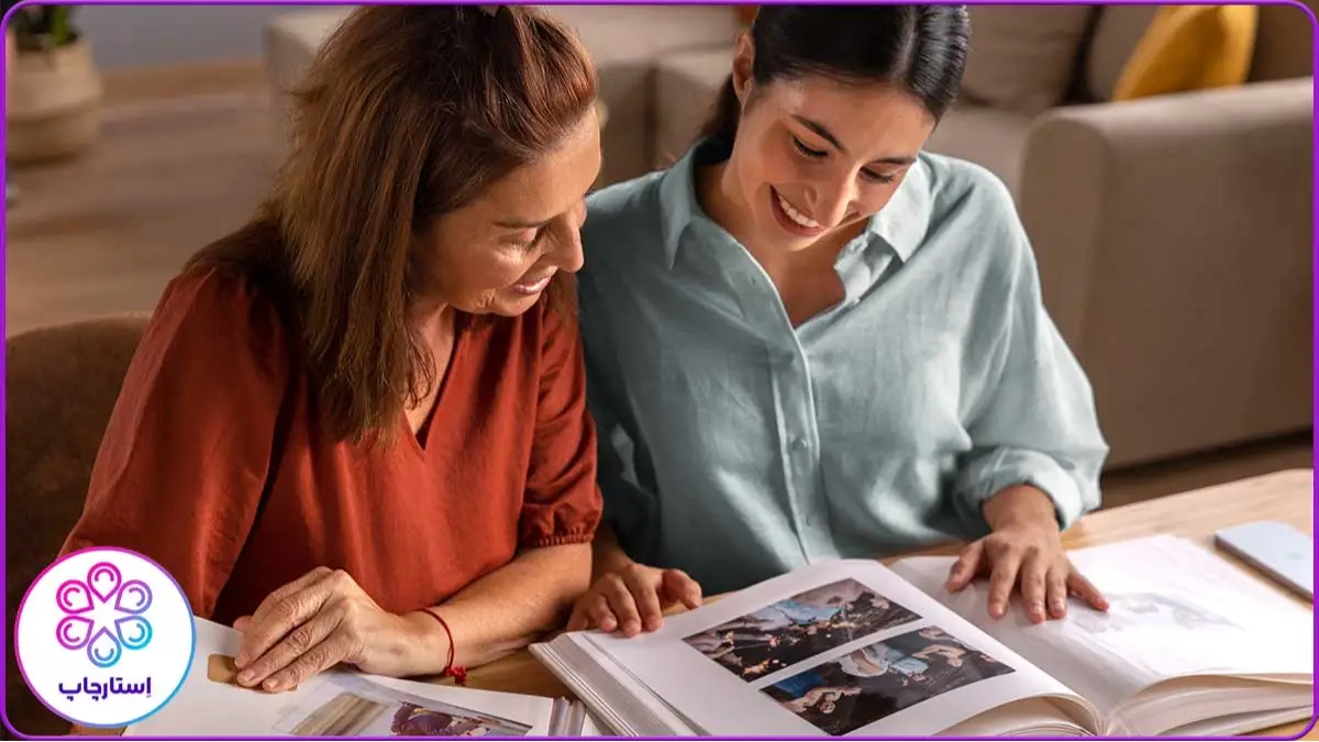 ایده عکاسی با مادربزرگ