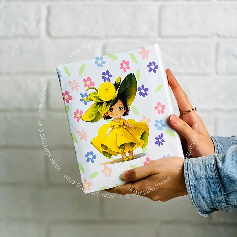 آلبوم 13 در 18 پاکتی - دختر کیوت لیمویی