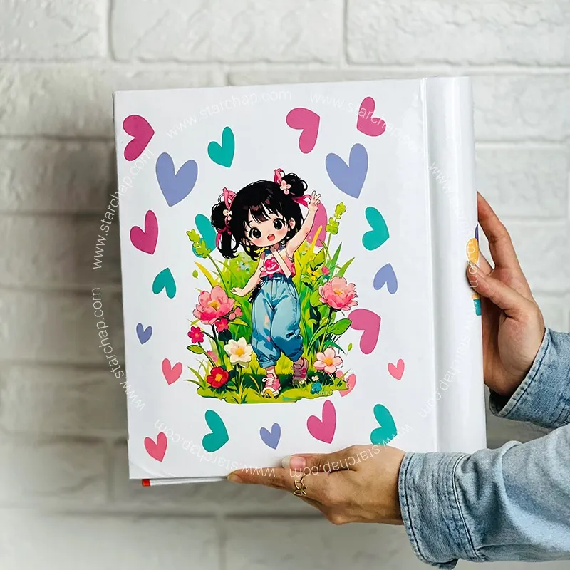 آلبوم چسبی دختر کیوت قلبی 22 در 29