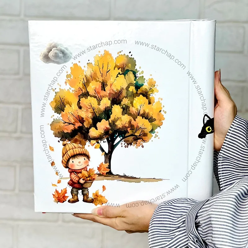 آلبوم چسبی پسرونه پاییزی 22در29