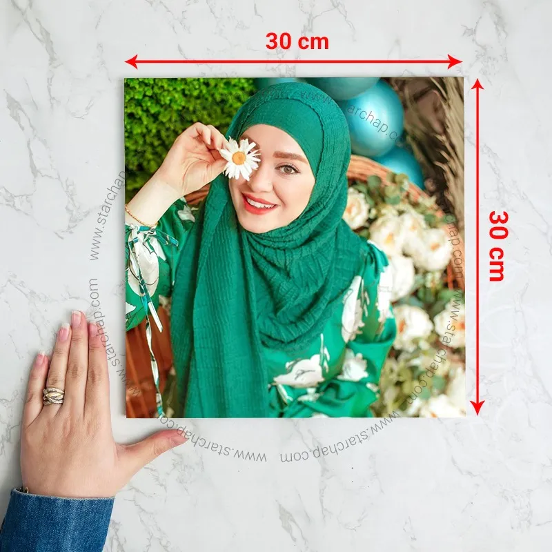 چاپ روی شاسی سایز 30*30