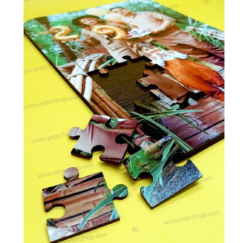 پازل چوبی A4 (35 تکه)
