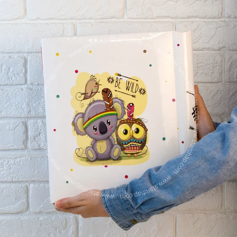 آلبوم چسبی کوالا و جغد 22 در 29